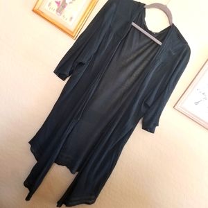 Maurices Waterfall Cardigan - Black - XXL